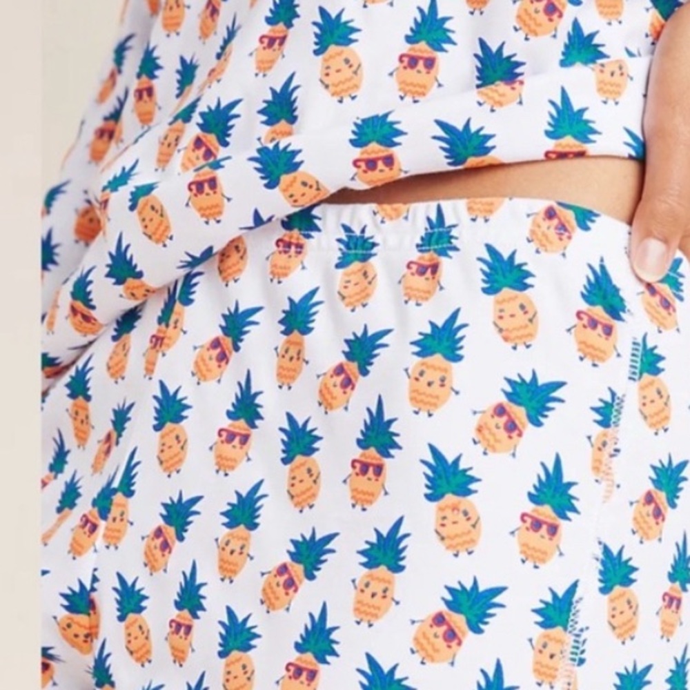 Roller Rabbit Pineapple Pajama Set - image 1